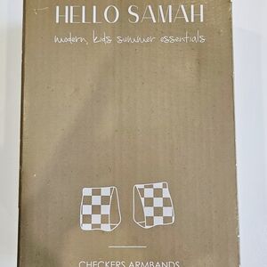 Checkers Armbands - Brown